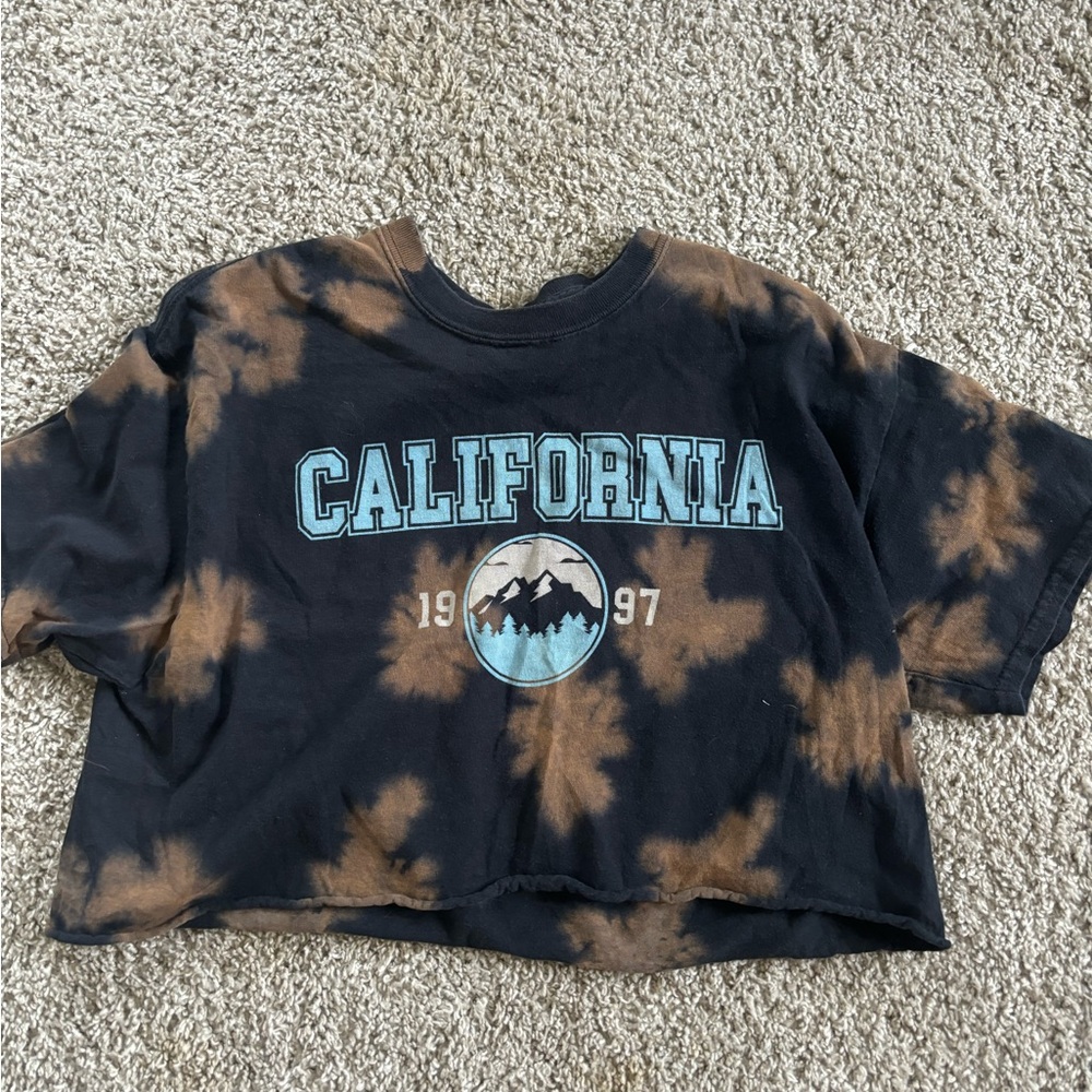 California Graphic Kids Tie-Dye T-Shirt